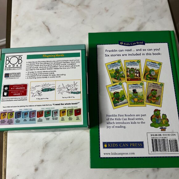 Bob Books Rhyming Words and Franklin Stories Children Books - Picture 2 of 10